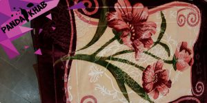 پتو دونفره گل برجسته