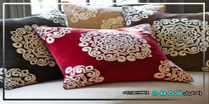 خرید و قیمت روبالشتي دورو مخمل جديد