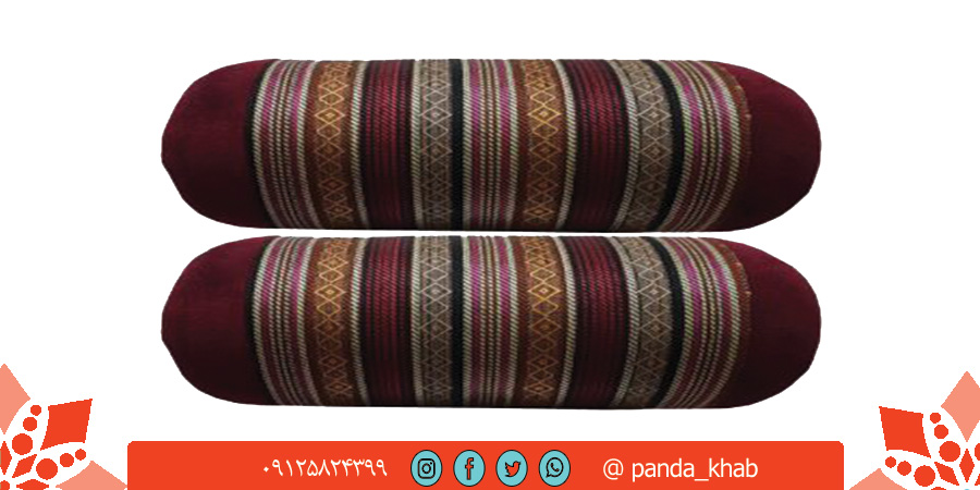 قیمت بالش سنتی لوله ای مخمل شرکت پاندا